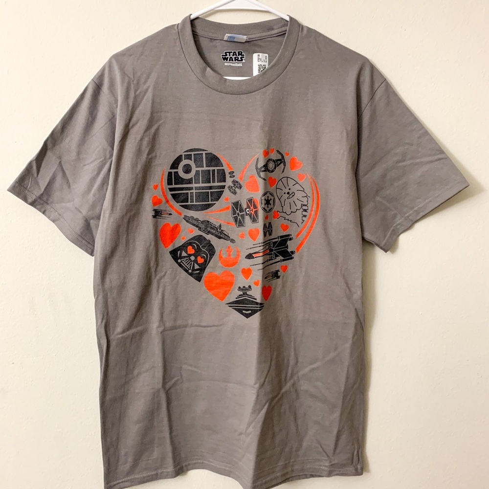 Valentine’s Day Star Wars Galaxy Heart T-Shirt